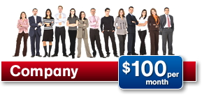 Company - $100 per month